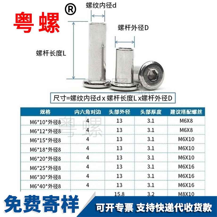 定制金华家具螺母