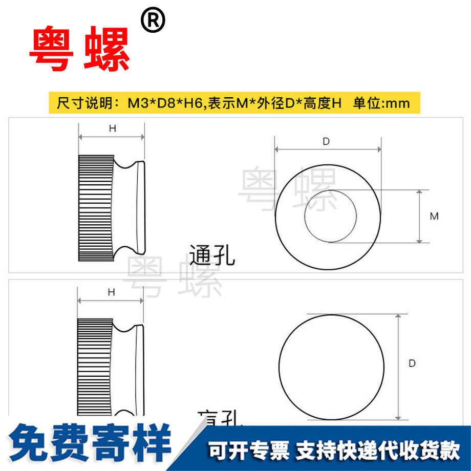 订做不锈钢洛阳手拧螺母