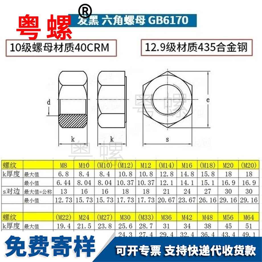 定制阿勒泰高强度阿勒泰六角螺母