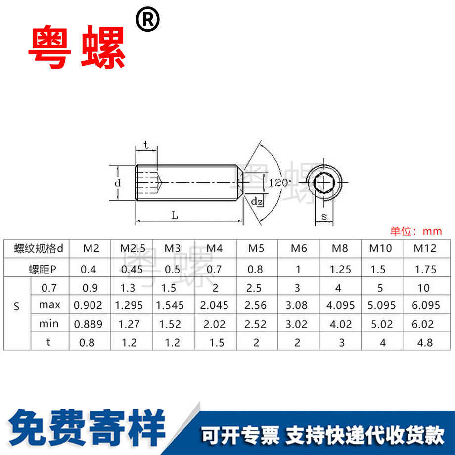 平端凹塔城端塔城紧定螺丝