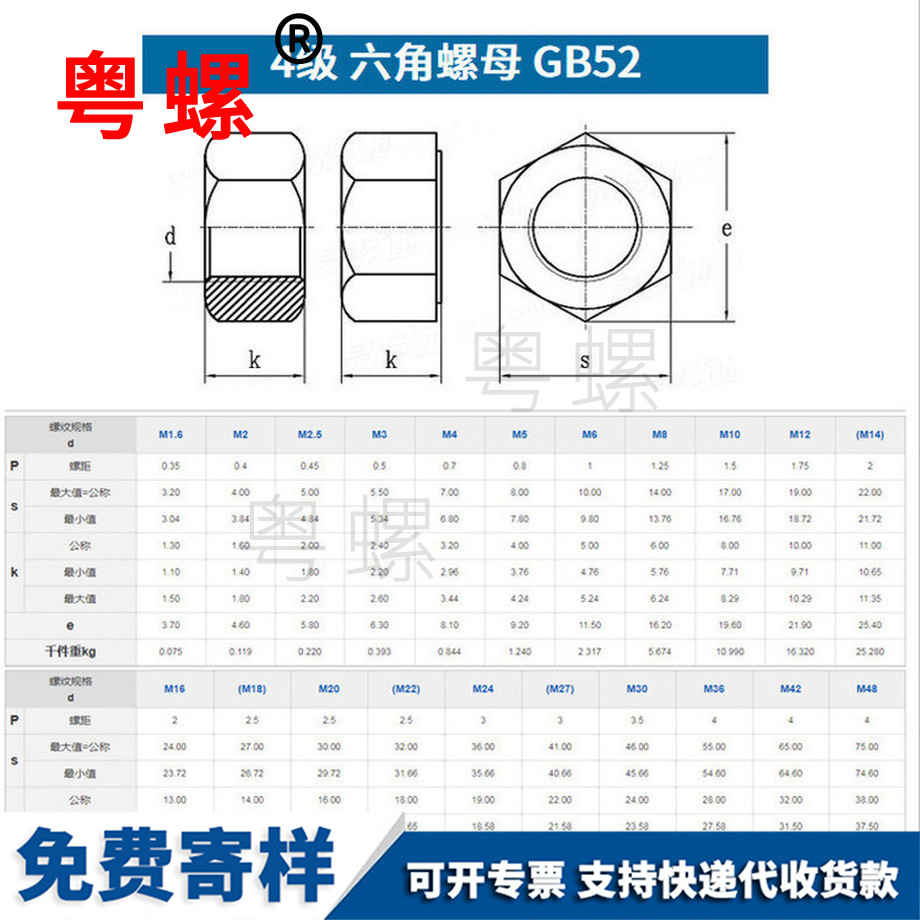 加工铝辽阳六角螺母