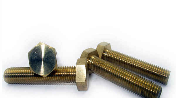 西安订做铜外六角螺栓 螺丝 外六角螺钉 M5 M6